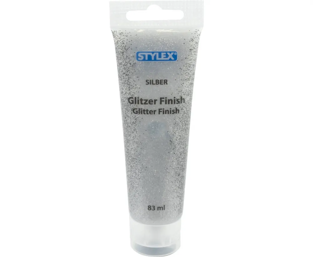 Glitzer Finish 83 ml silber