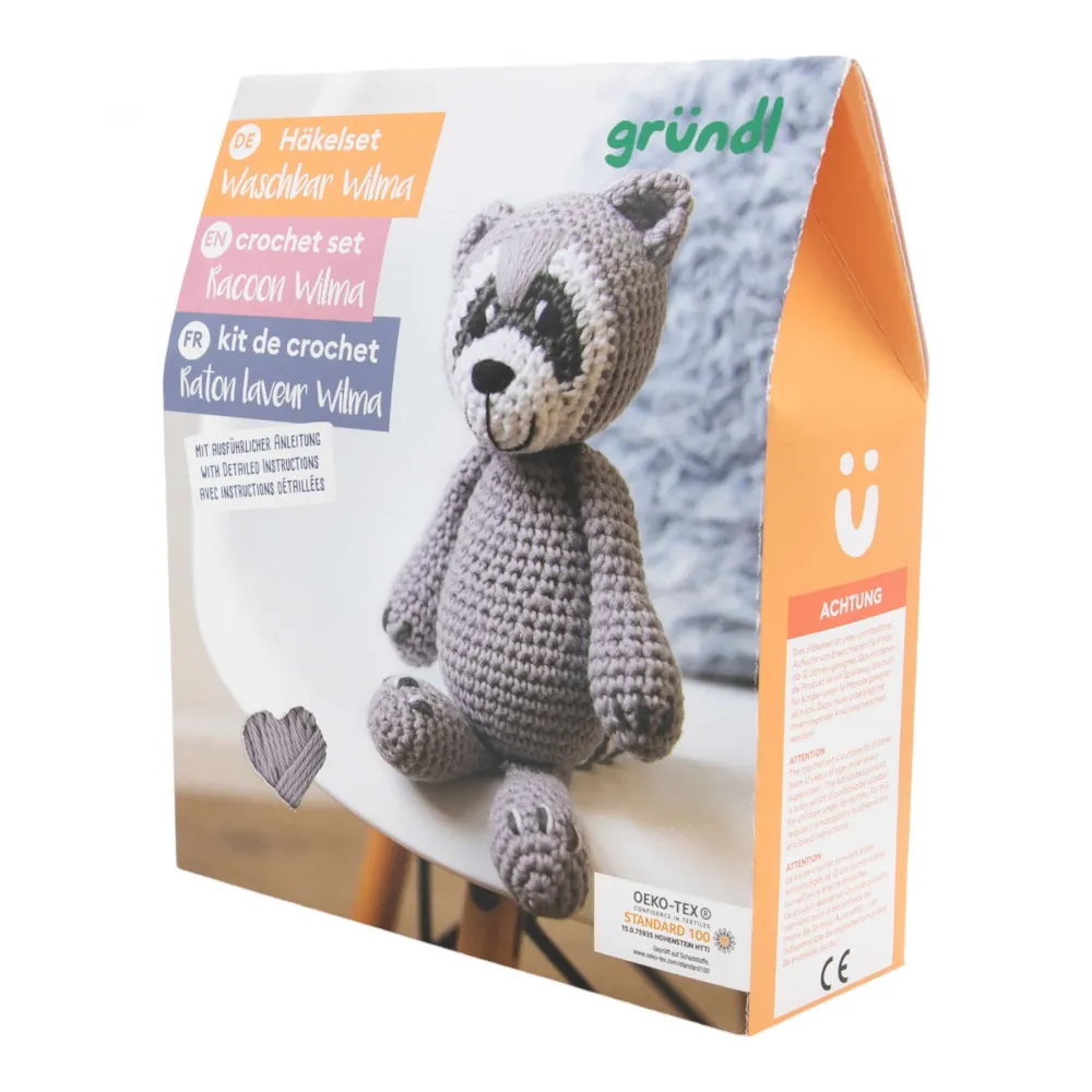 Häkeltier Waschbär Wilma