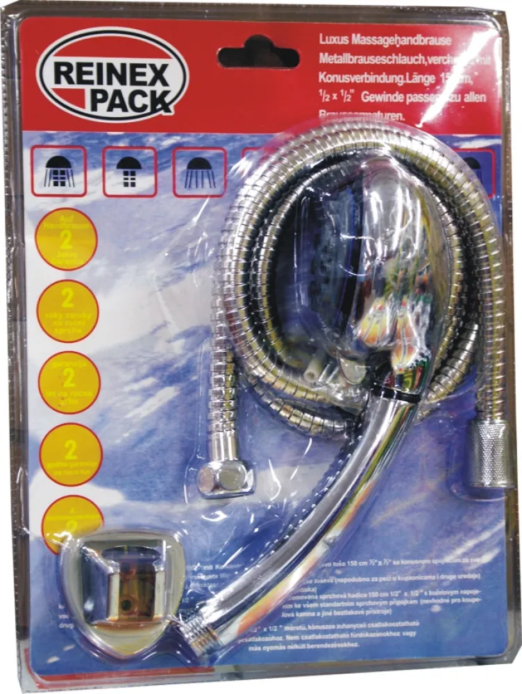 Handbrause mit Brauseschlauch 150 cm