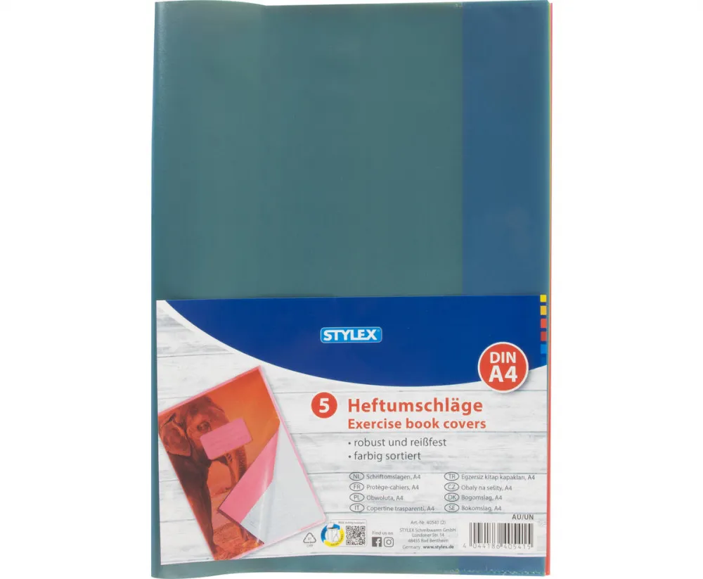 Heftumschläge 5 Stück DIN A4