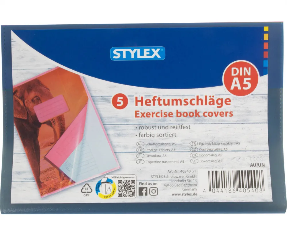 Heftumschläge A5 5tlg