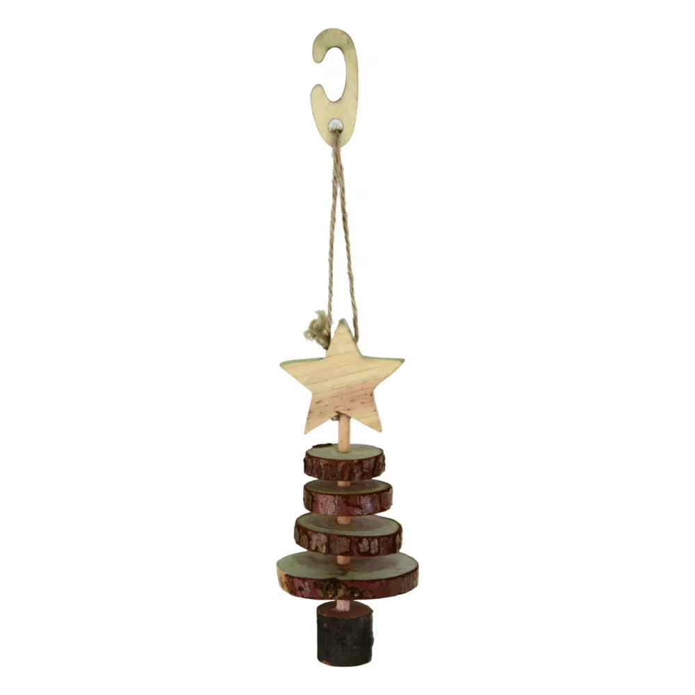 Holzspielzeug weihnachtlicher Baum 16cm