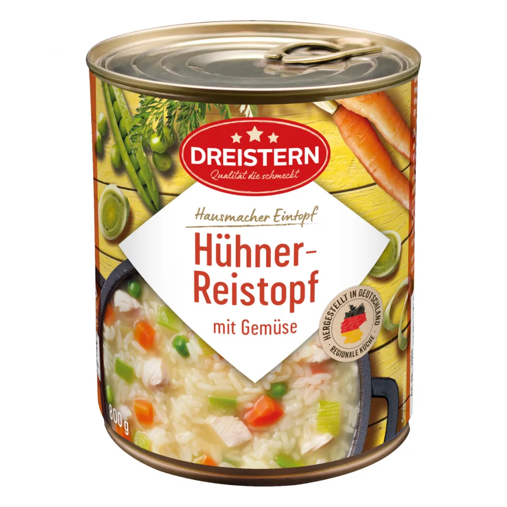 Hühnertopf mit Reis 800g