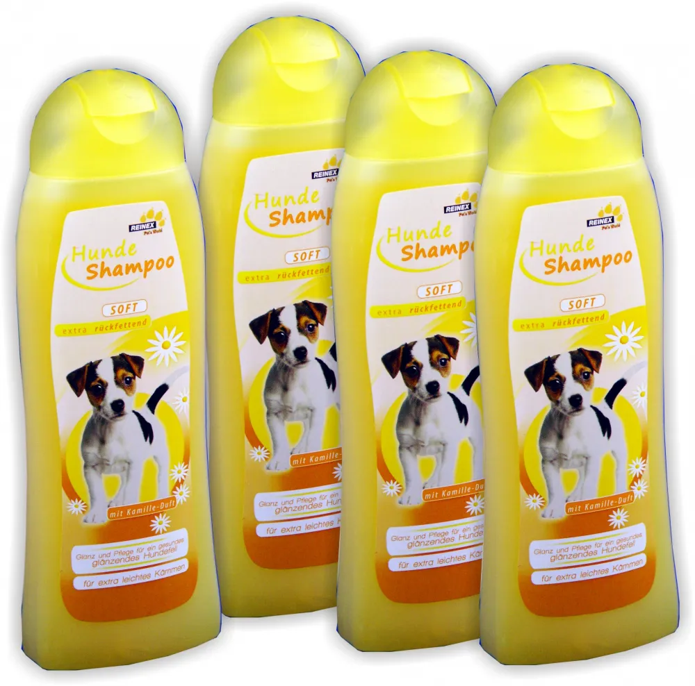 Hundeshampoo 4x 300ml Kamille Glanz (GP: 4,16¤/l)