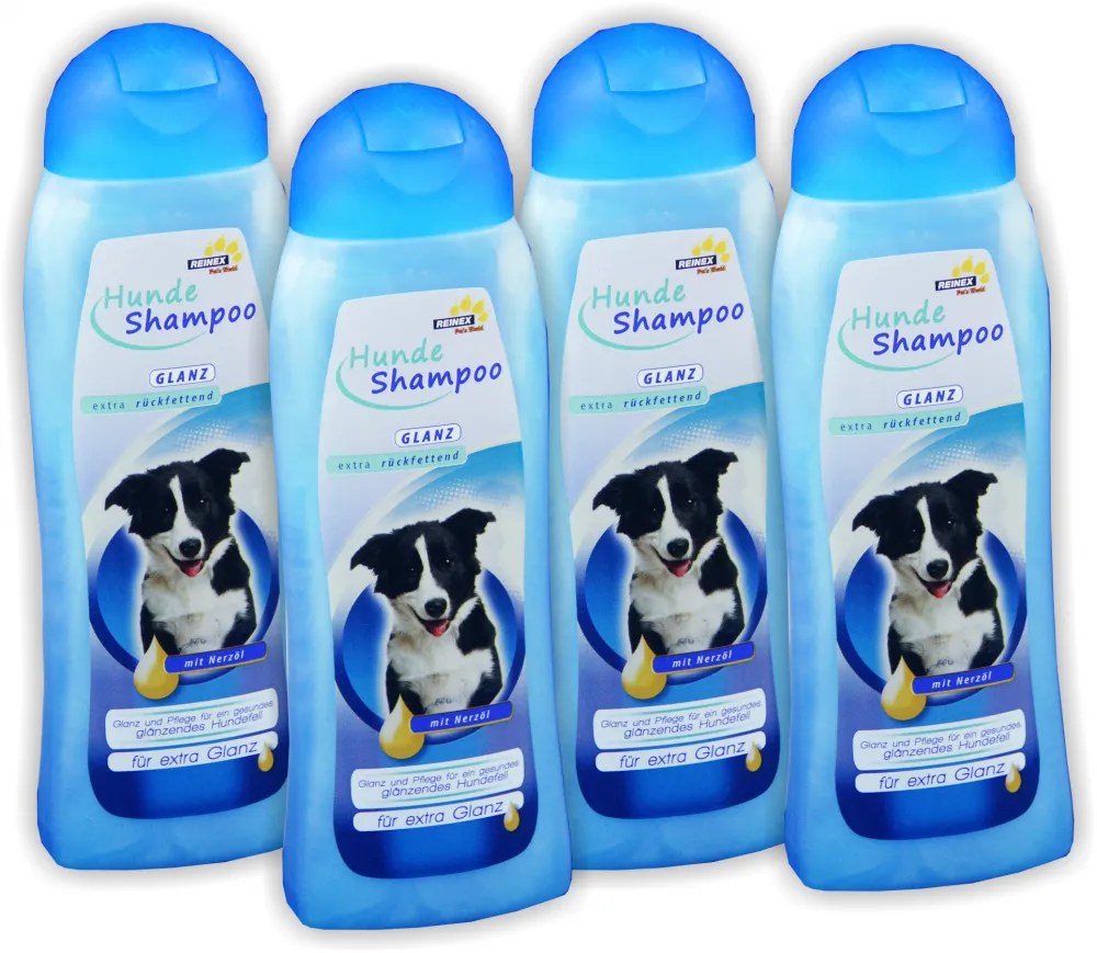 Hundeshampoo 4x300ml - Glanz