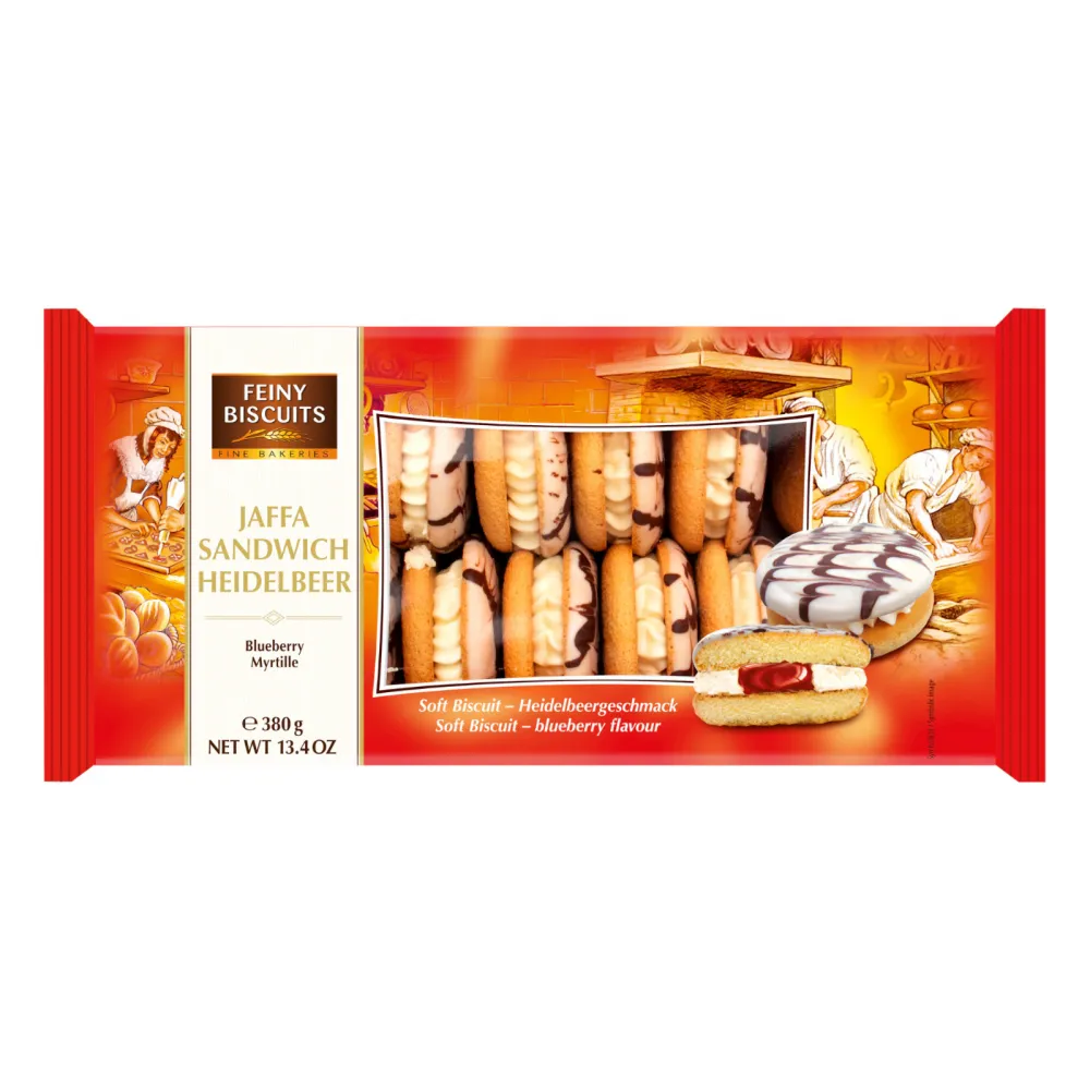 Jaffa Sandwich Sahne-Heidelbeere 380g