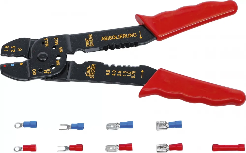 Kabelschuh-Sortiment, 60 isolierte Verbinder