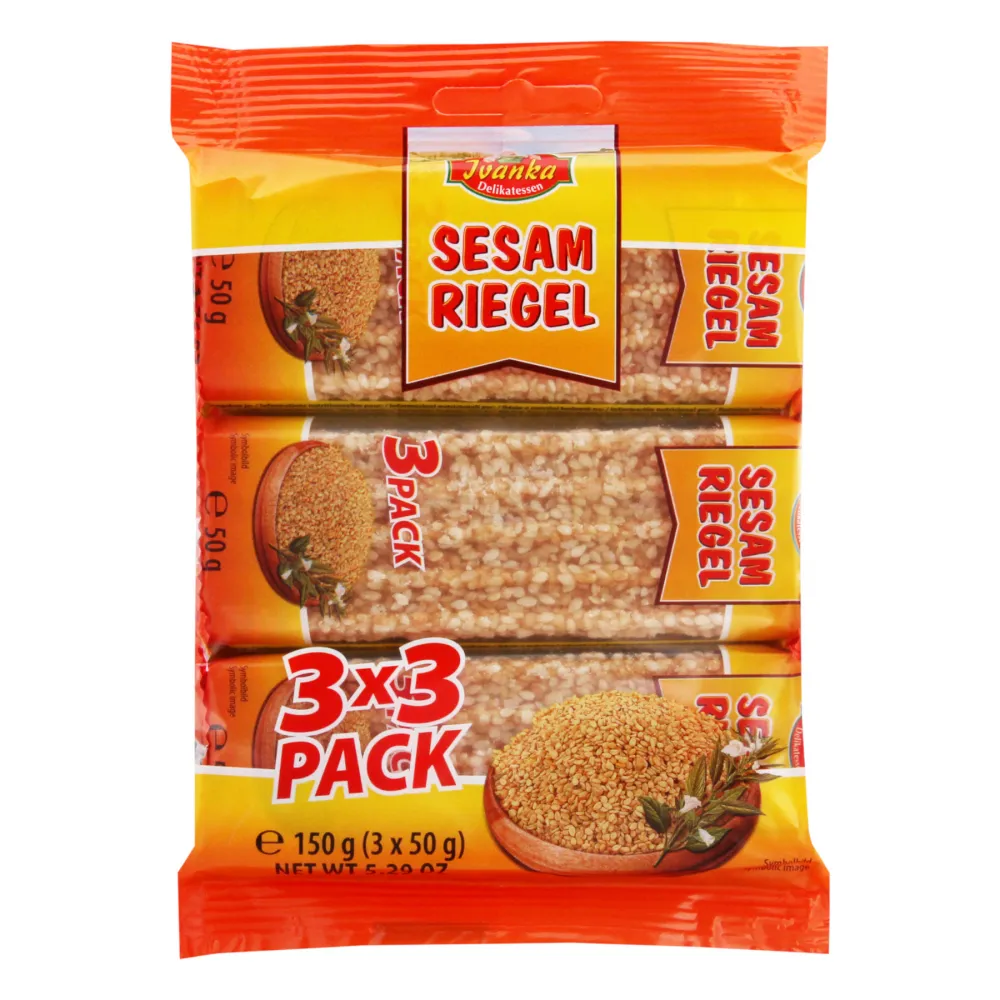 Karamellisierter Sesamriegel 150g (3x50g)