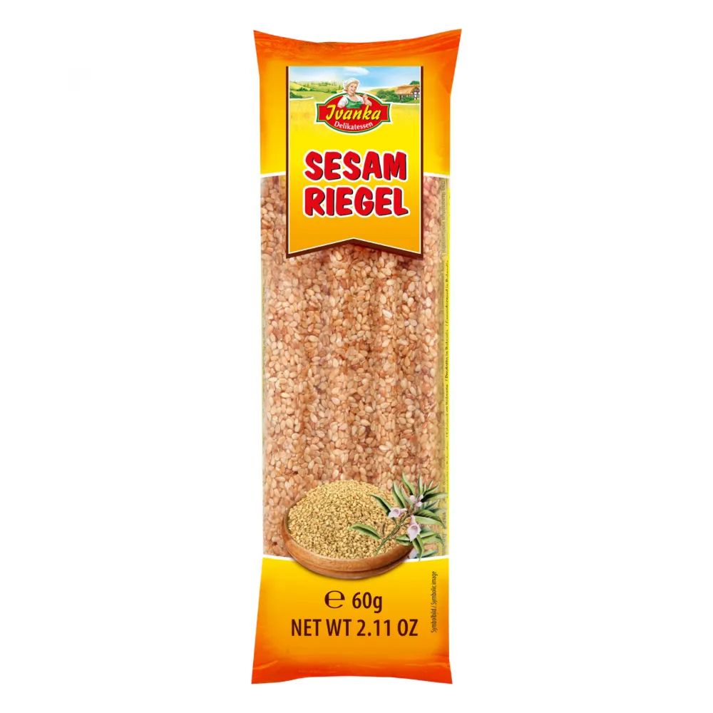 Karamellisierter Sesamriegel 60g