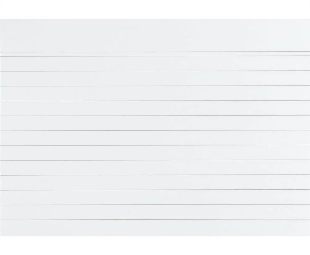 Karteikarten DIN A6 liniert 100 Stück FSC