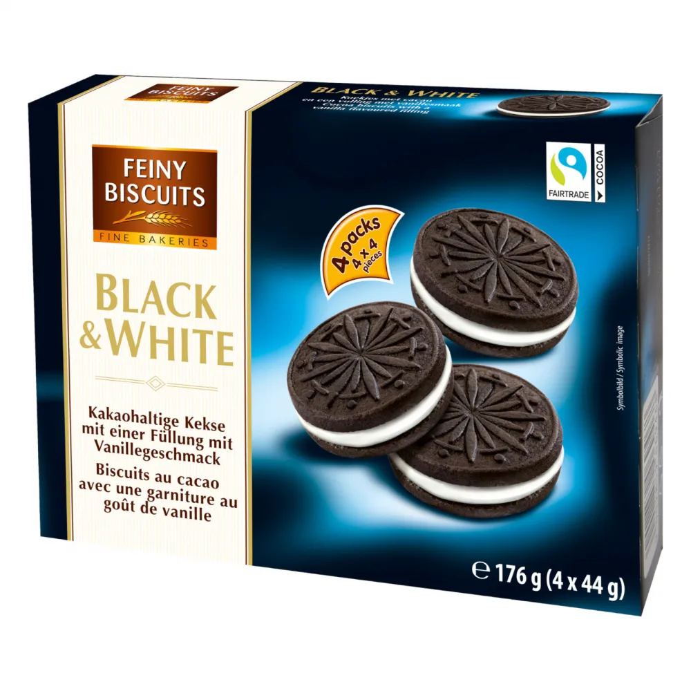 Kekse Black & White 176g