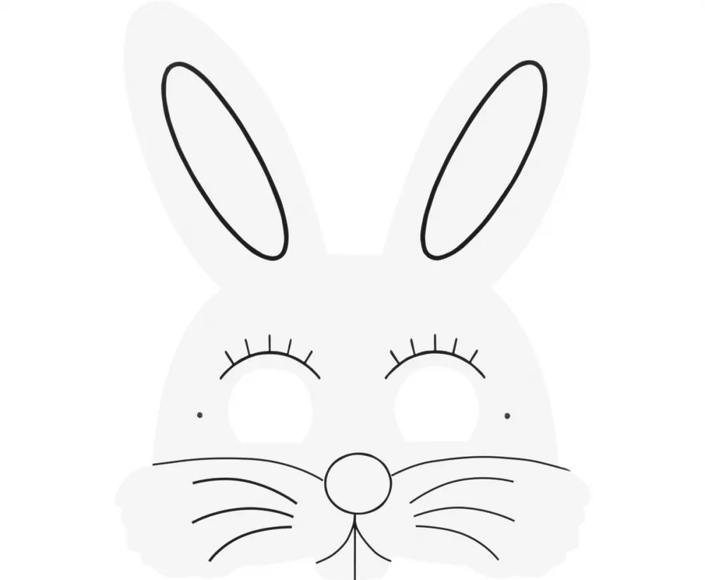 Kindermaske zum Ausmalen 5tlg