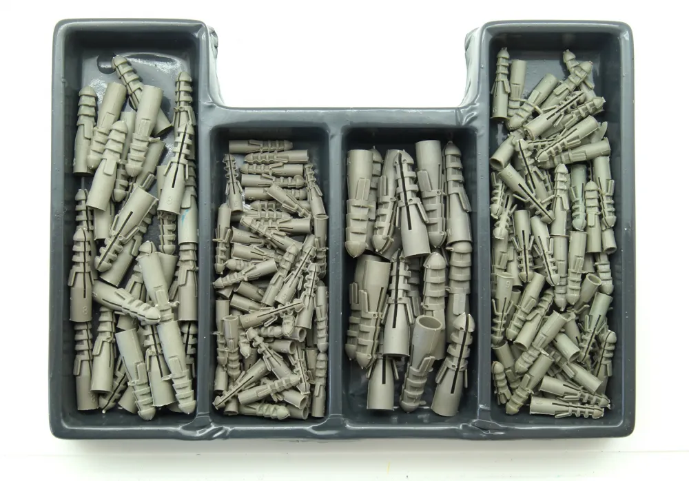 Kombi-Bohrer-Dübel-Koffer, 300-tlg.