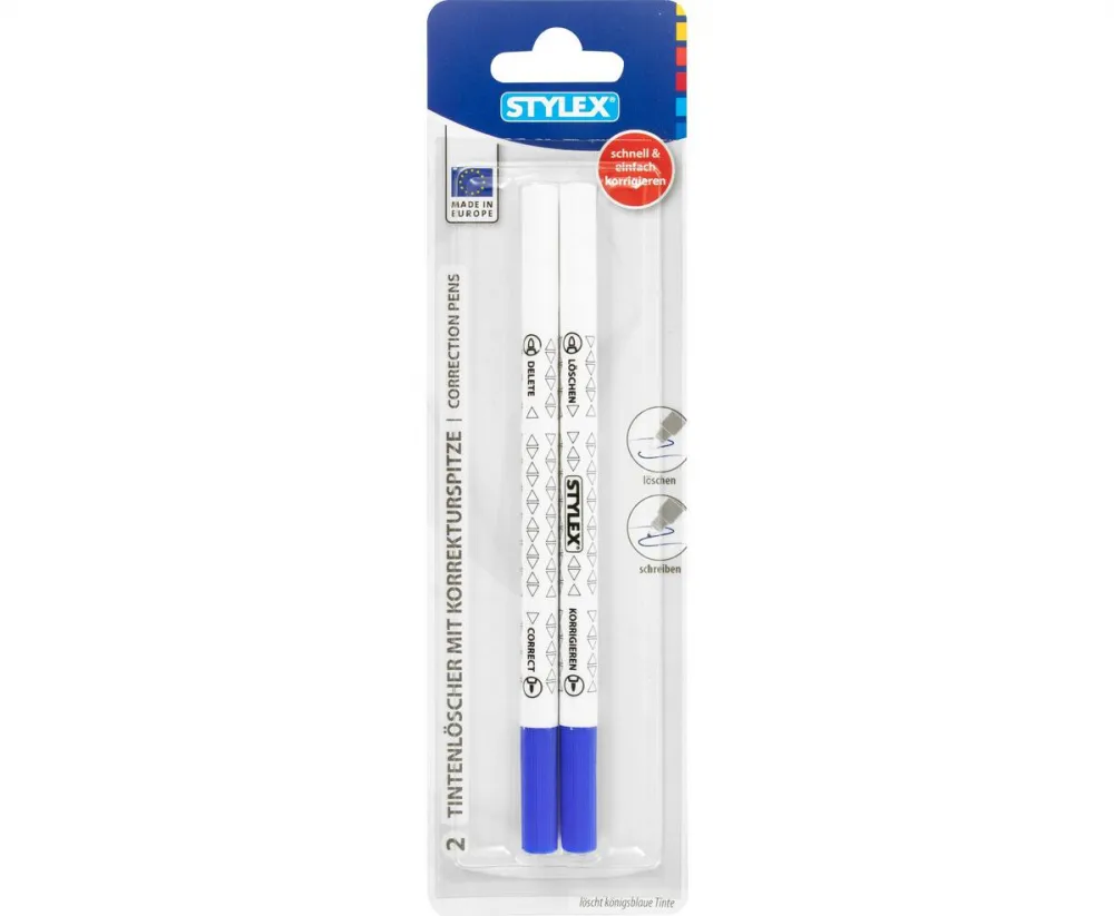 Korrekturstifte / Tintenlöscher 2 Stück