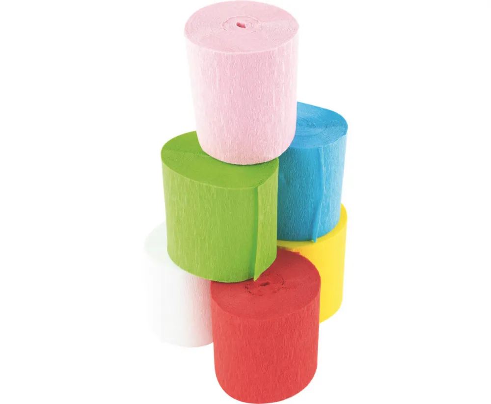 Krepppapier 6 Rollen