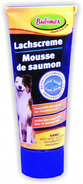 Lachscreme für Hunde, natürlichen Omega 3 & 6 75 g