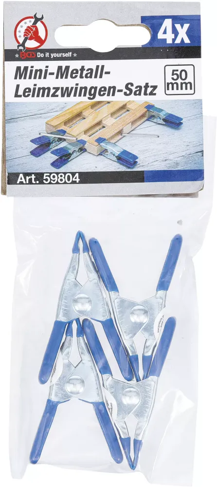 Leiumzwingen 4er 50mm