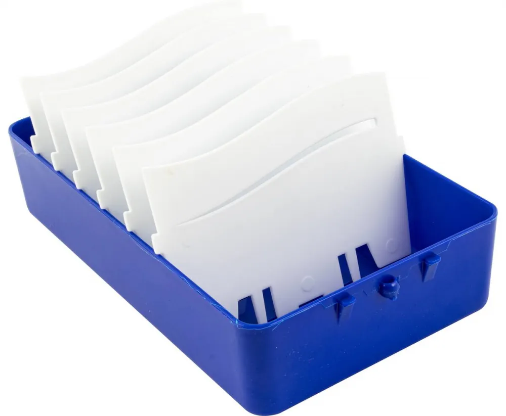 Lernbox PP DIN A7 mit 6 Registern