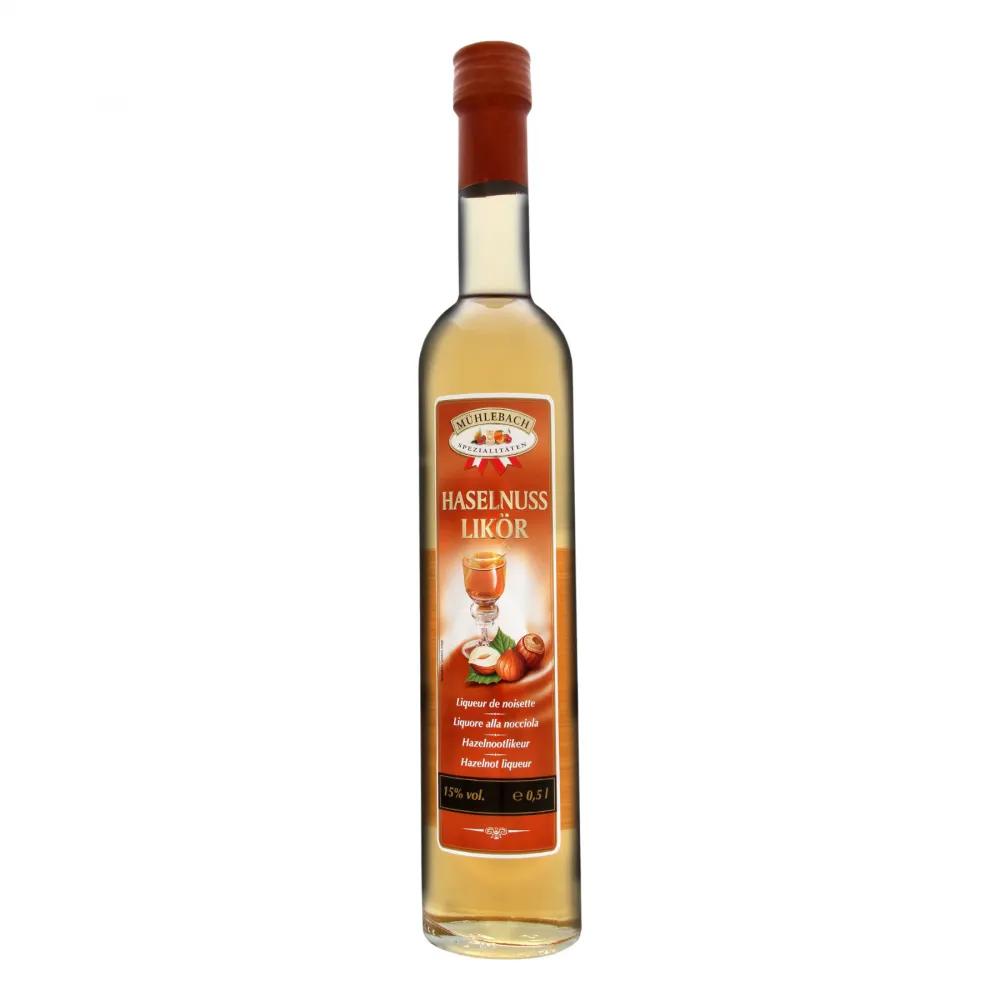 Likör Haselnuss 15% vol, 0,5l