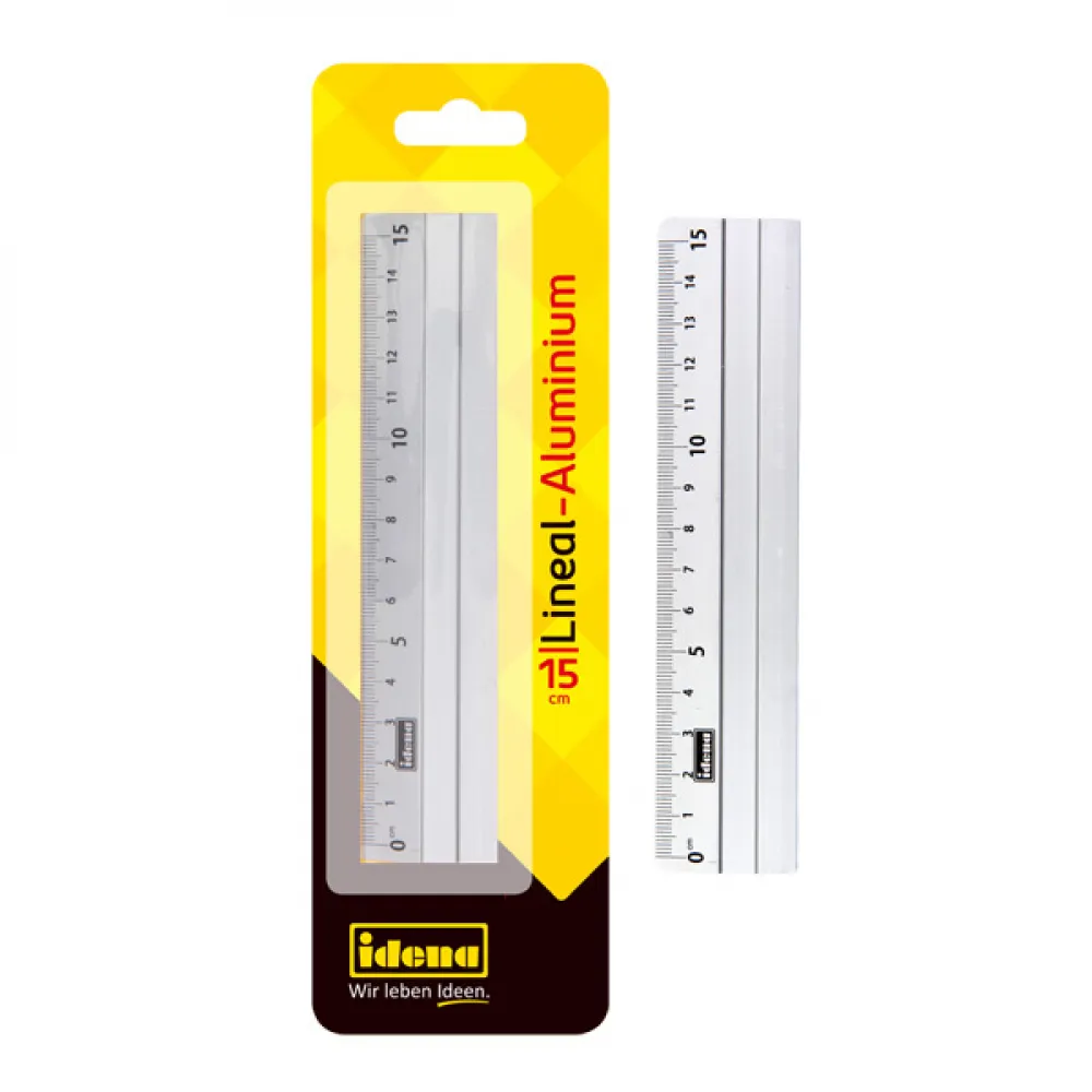Lineal 15cm Alu