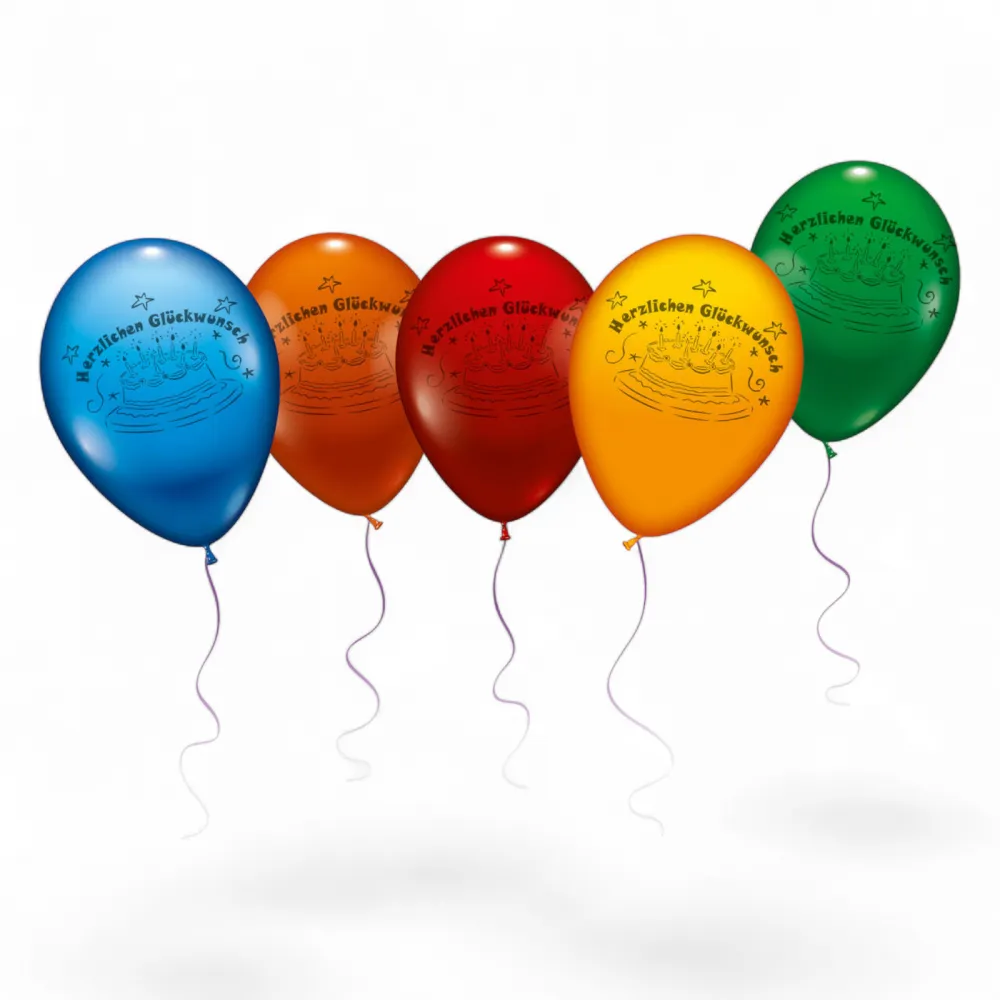 Luftballon Herzlichen Glückwunsch 10er Beutel