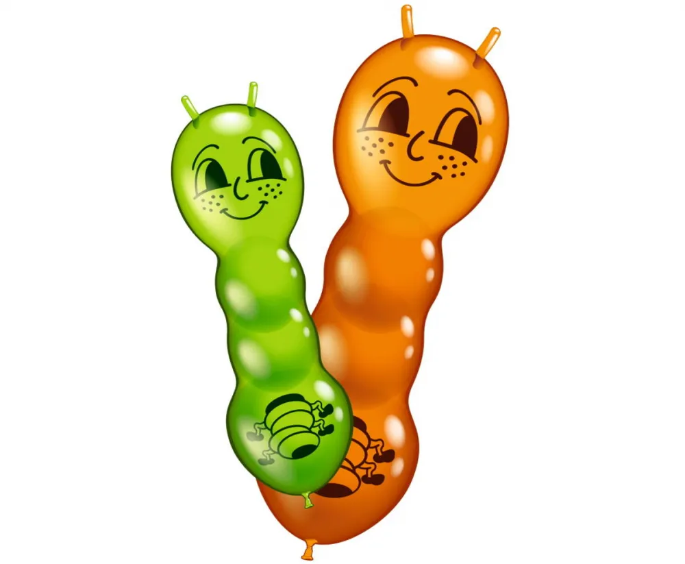 Luftballons Riesenraupen 2 Stück