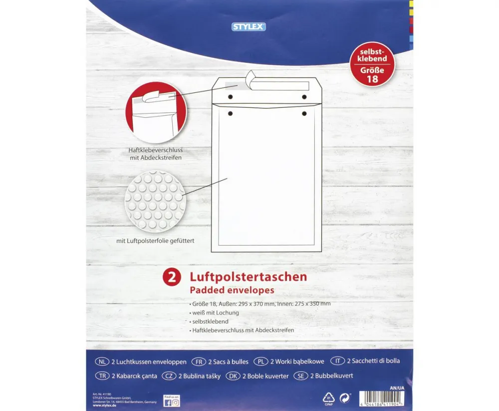 Luftpolstertaschen Gr.18 2 Stück