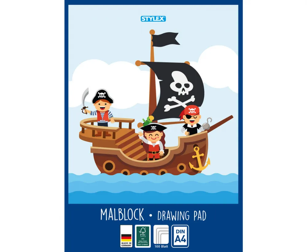 Malblock DIN A4 100 Blatt FSC