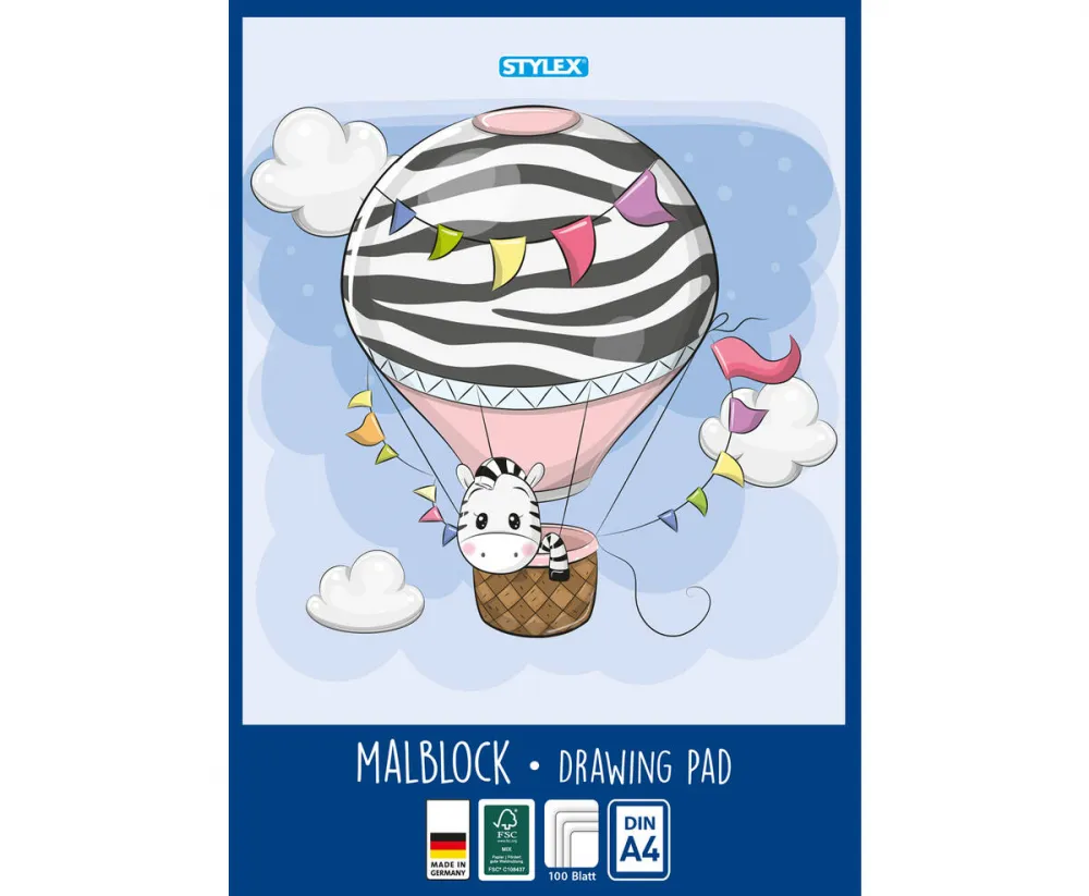 Malblock DIN A4 100 Blatt FSC