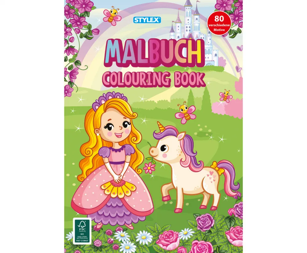 Malbuch DIN A4 80 Seiten