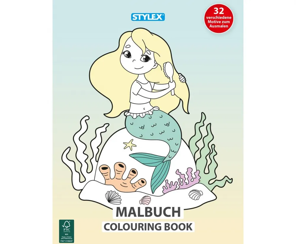 Malbuch mit Sticker