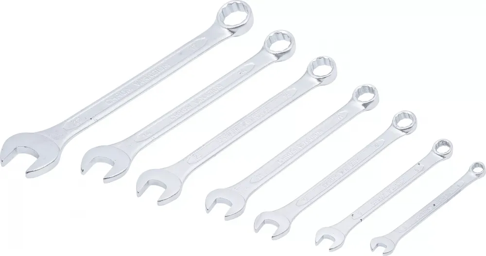 Maul-Ringschlüssel-Satz | SW 6 - 17 mm | 7-tlg.