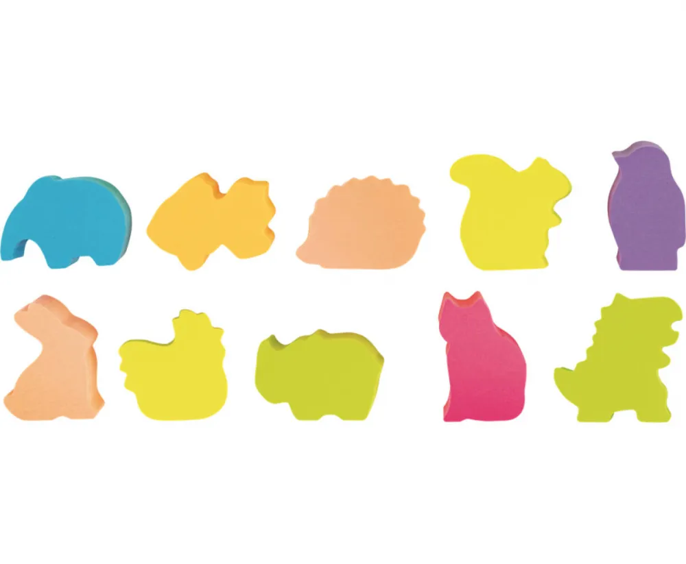 Mini-Haftnotizen Tiere 200 Blatt