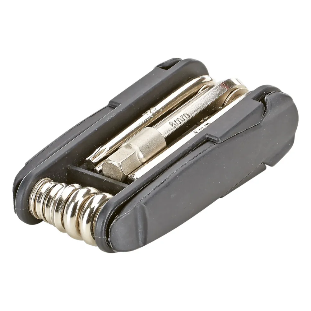 Multifunktionswerkzeug 11 Funktionen Reifenheber Innensechskantschlüssel: 2 2.5 3 4 5 6 8 mm Innensechsrundschlüssel T25 Schlitzschraubendreher Kreuzschraubendreher