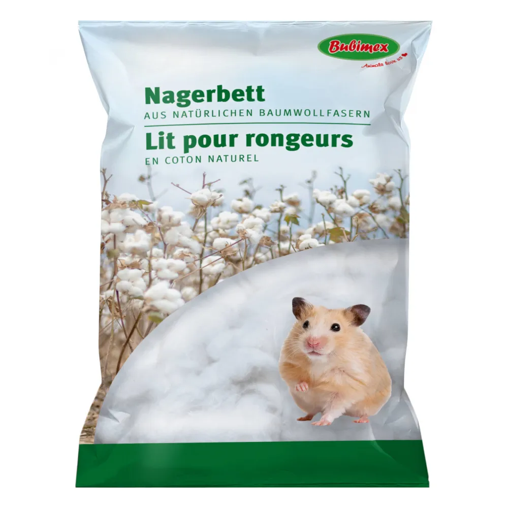 Nagerbett natürlichen Baumwollfasern 50g