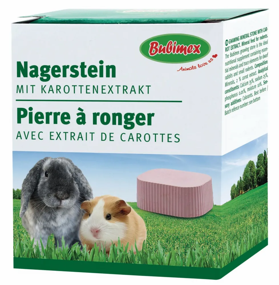 Nagerstein mit Karottenextrakt