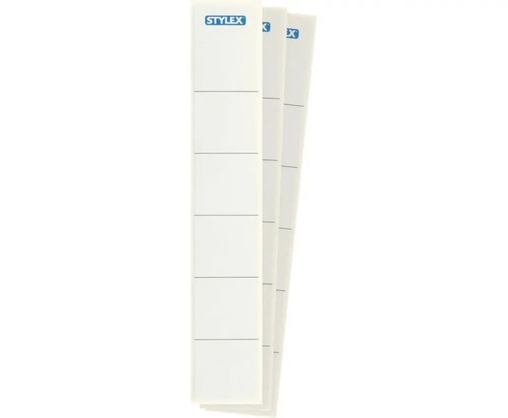 Ordner-Rückenschilder für schmale Ordner selbstkl. 10 Stück