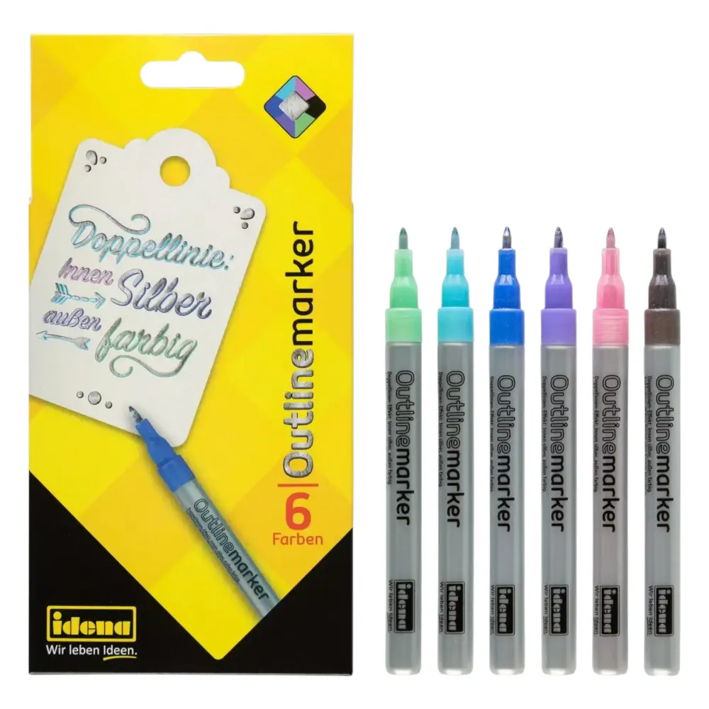 Outline Marker 6er