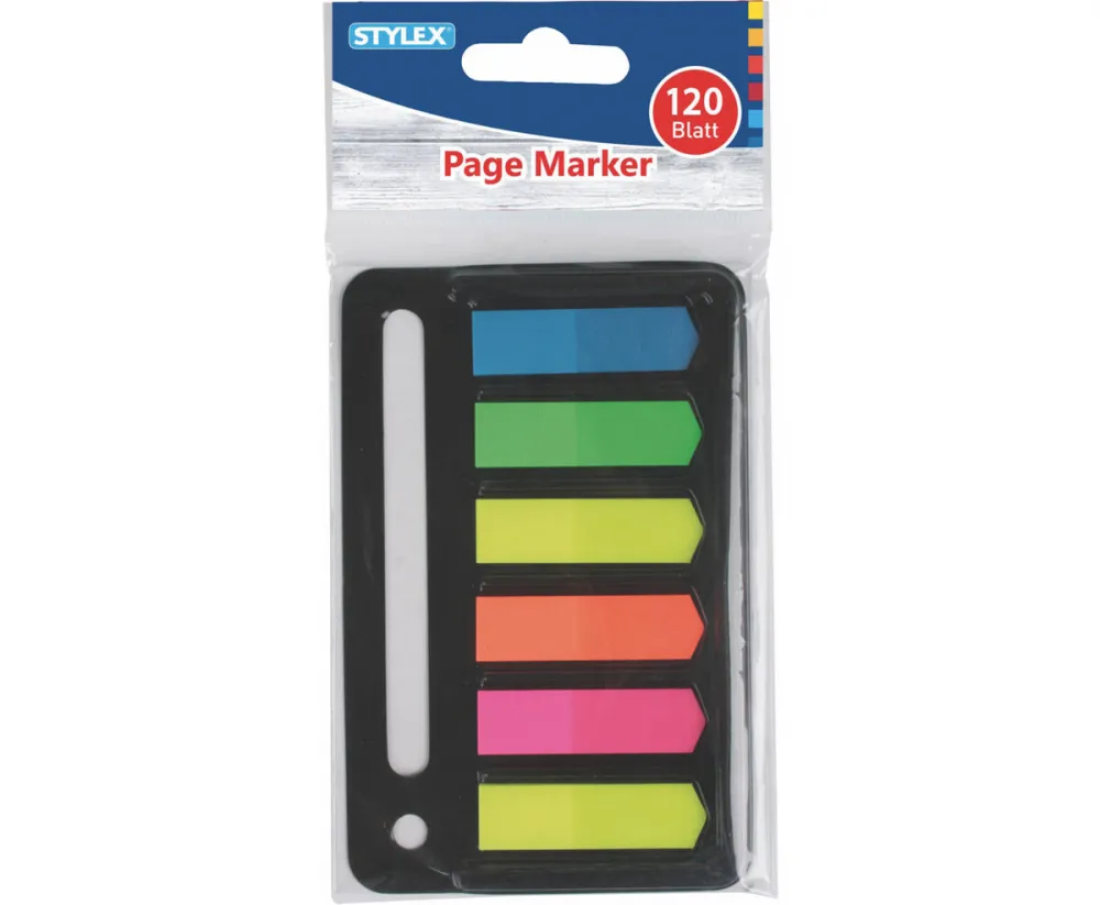 Page-Marker 120 Flaggen farbig