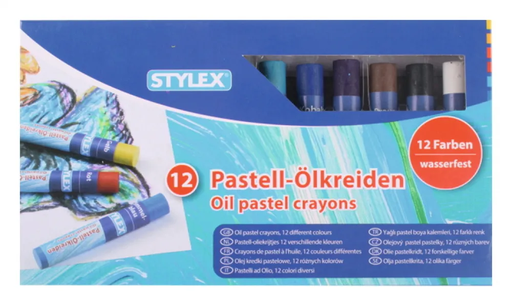 Pastell-Ölkreiden 12 Stangen