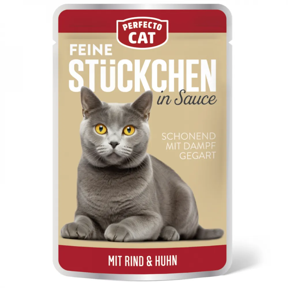 PC 100g Beutel feine Stückchen Rind & Huhn