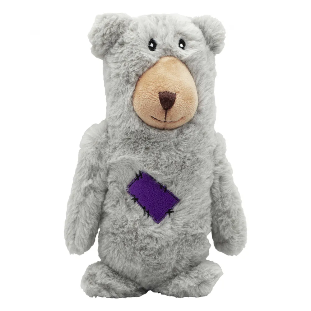 Plüschteddybär Theo grau 27x10cm