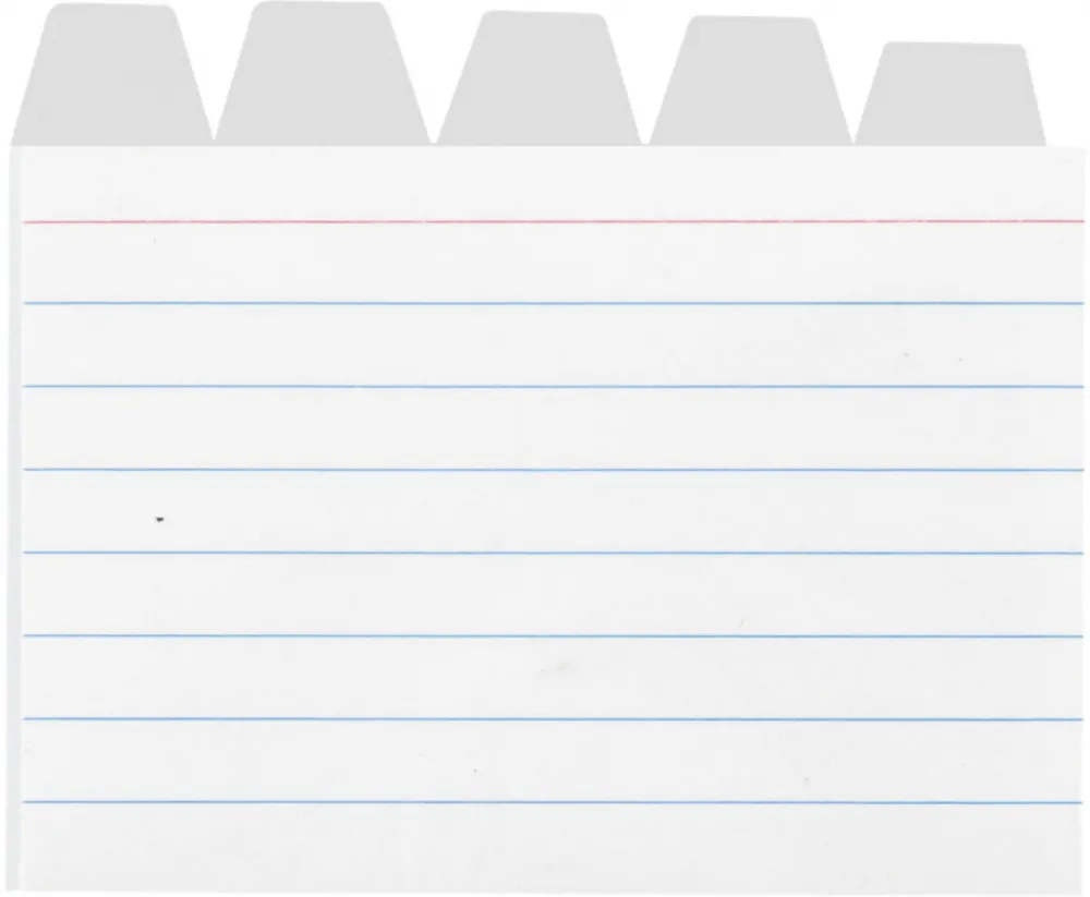 PP-Karteikartenbox DIN A8 inkl. 100 Karteikarten FSC