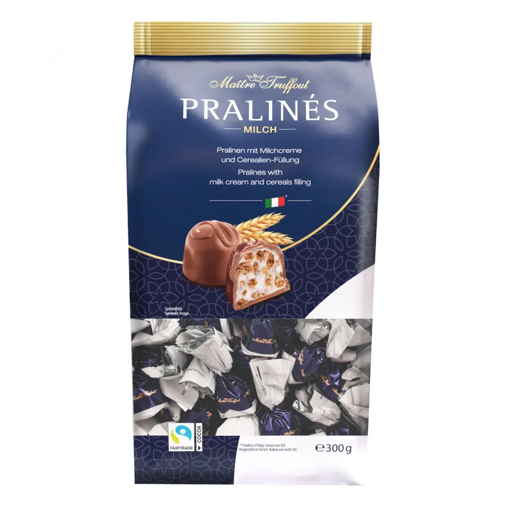 Pralinen Milchschokolade Milchcreme & Cerealien 300g