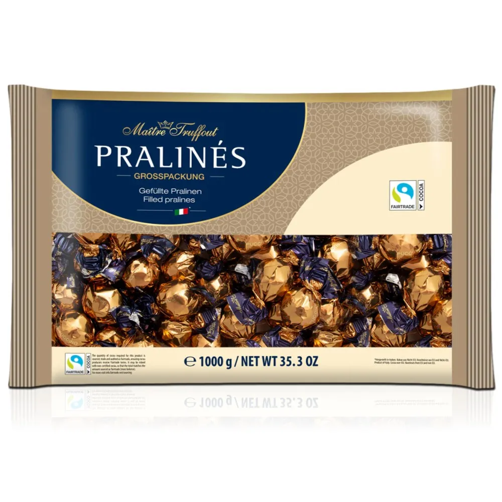 Pralinen Milchschokolade mit Cappuccinocremefüllung 1kg