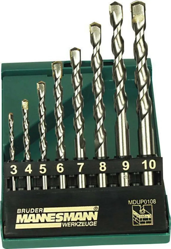 Profi-Hartmetall-Bohrersatz, 8-tlg.