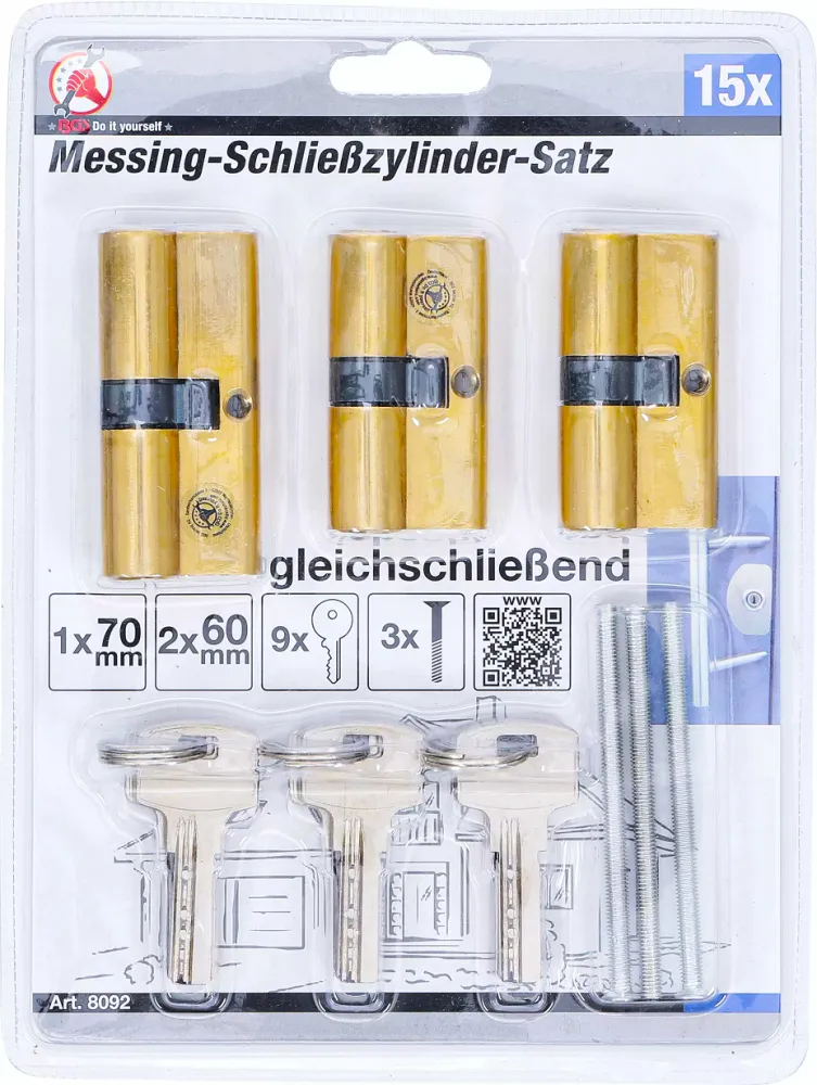 Profilzylindersatz, gleichschließend