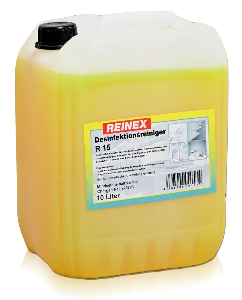 R15 Desinfektionsreiniger 10 Liter