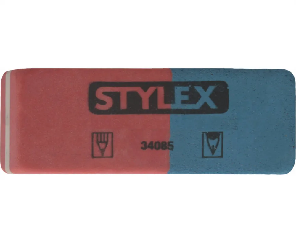 Radiergummi für Tinte Blei- und Buntstifte 2 Stück