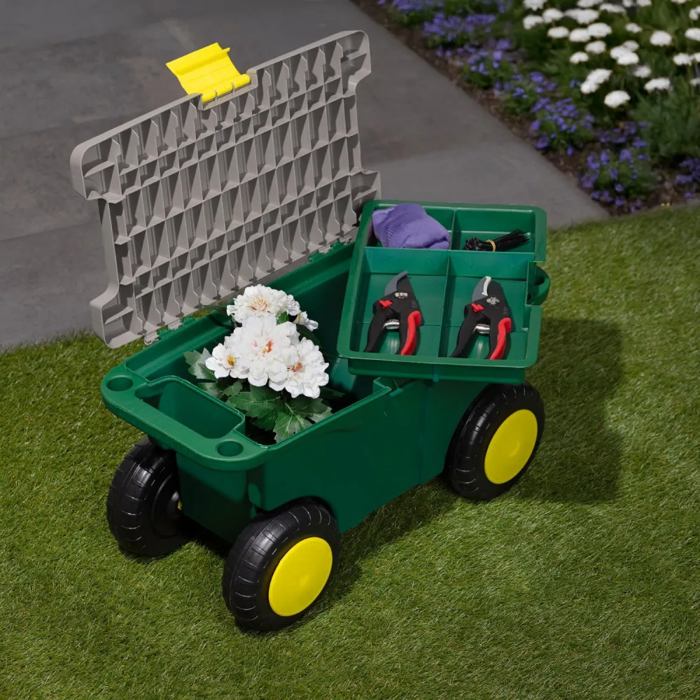 Rollbarer Gartenwagen 55x26x29cm